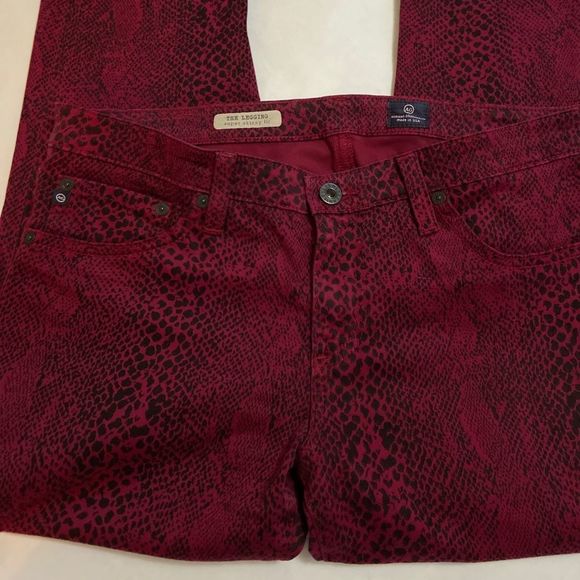 AG Adriano Goldschmied Animal Print Jeans - Picture 5 of 8